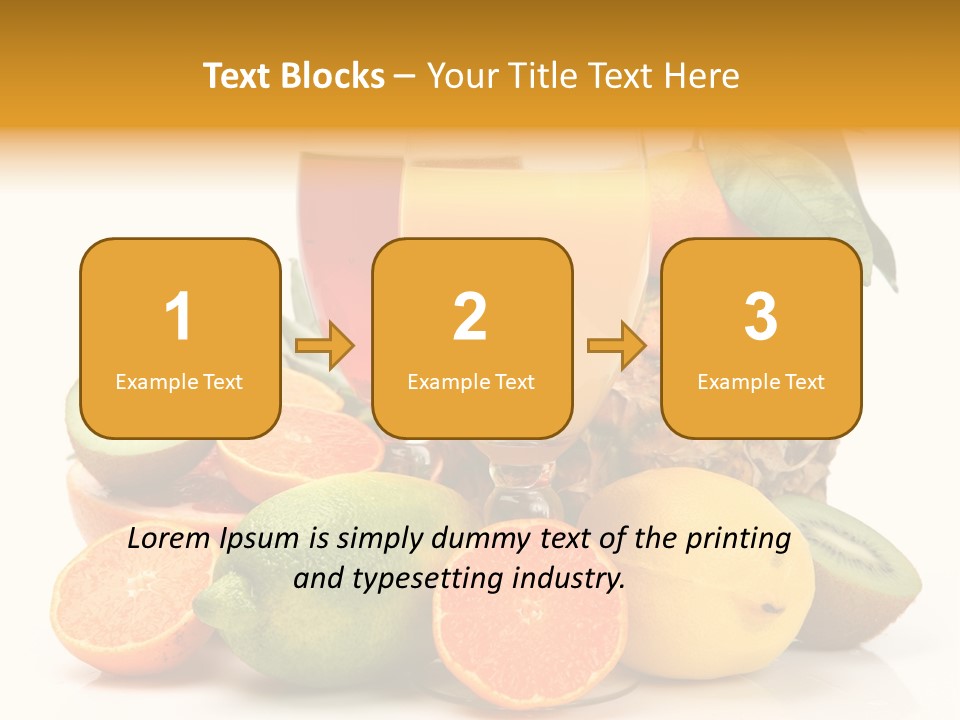 Fruits Juice PowerPoint Template