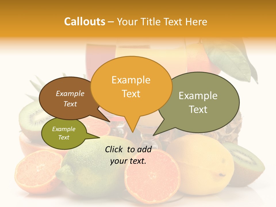 Fruits Juice PowerPoint Template