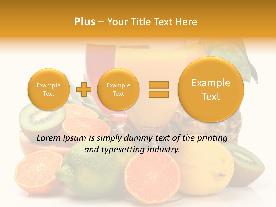 Fruits Juice PowerPoint Template