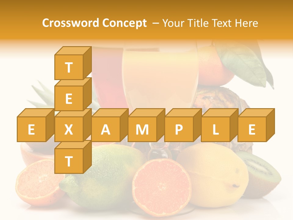 Fruits Juice PowerPoint Template