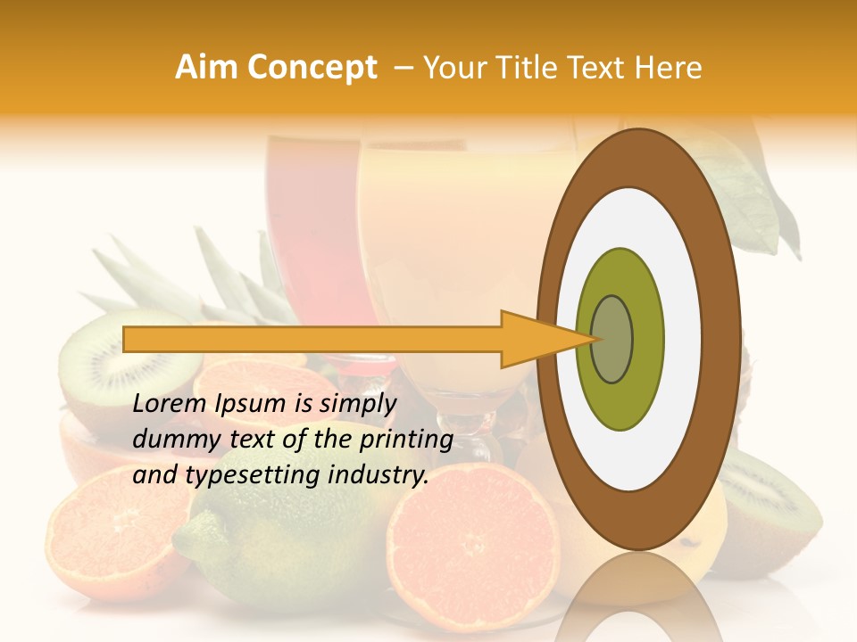 Fruits Juice PowerPoint Template