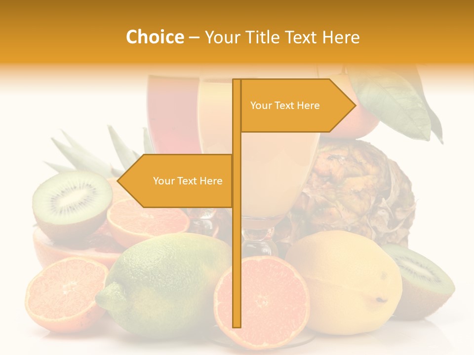Fruits Juice PowerPoint Template