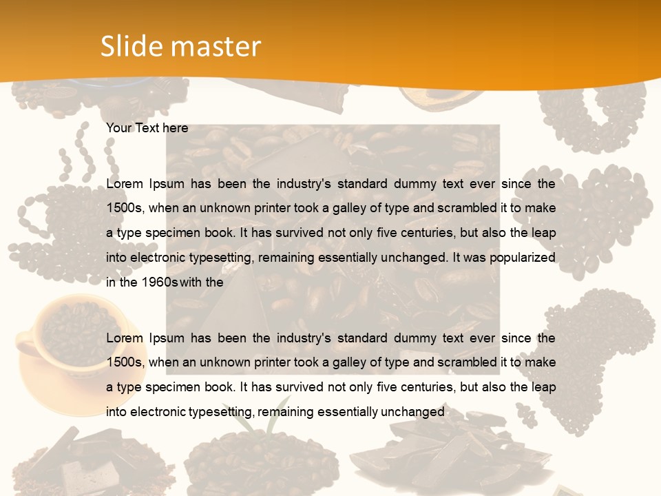 Chocolate Vector Download PowerPoint Template