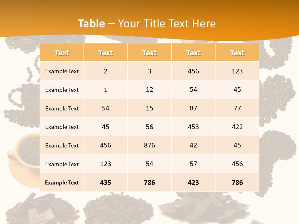 Chocolate Vector Download PowerPoint Template