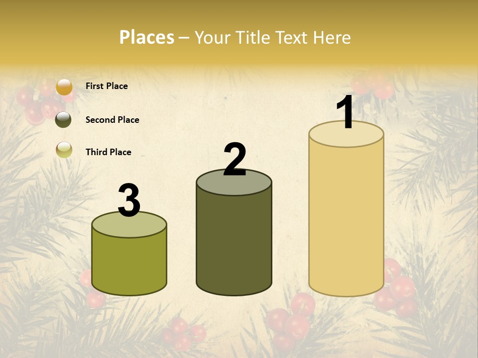 Old Christmas Card PowerPoint Template