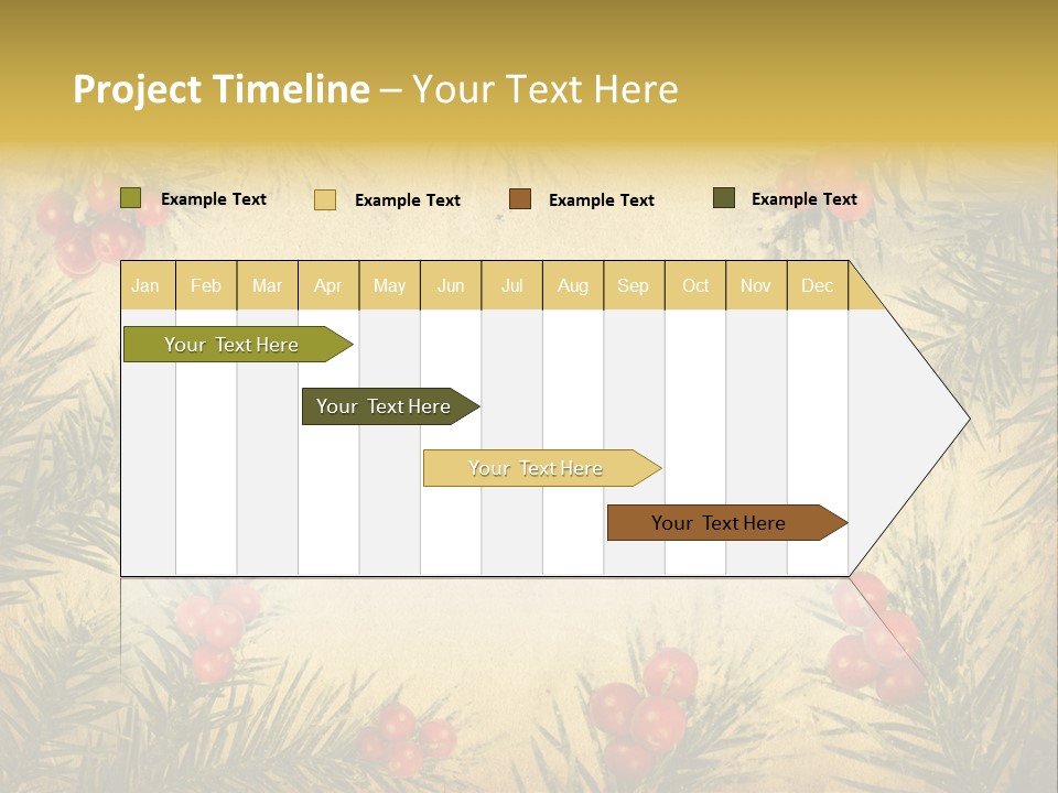 Old Christmas Card PowerPoint Template