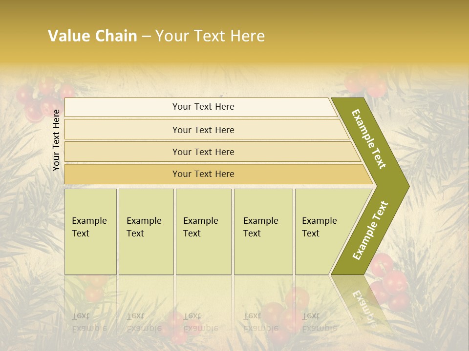 Old Christmas Card PowerPoint Template