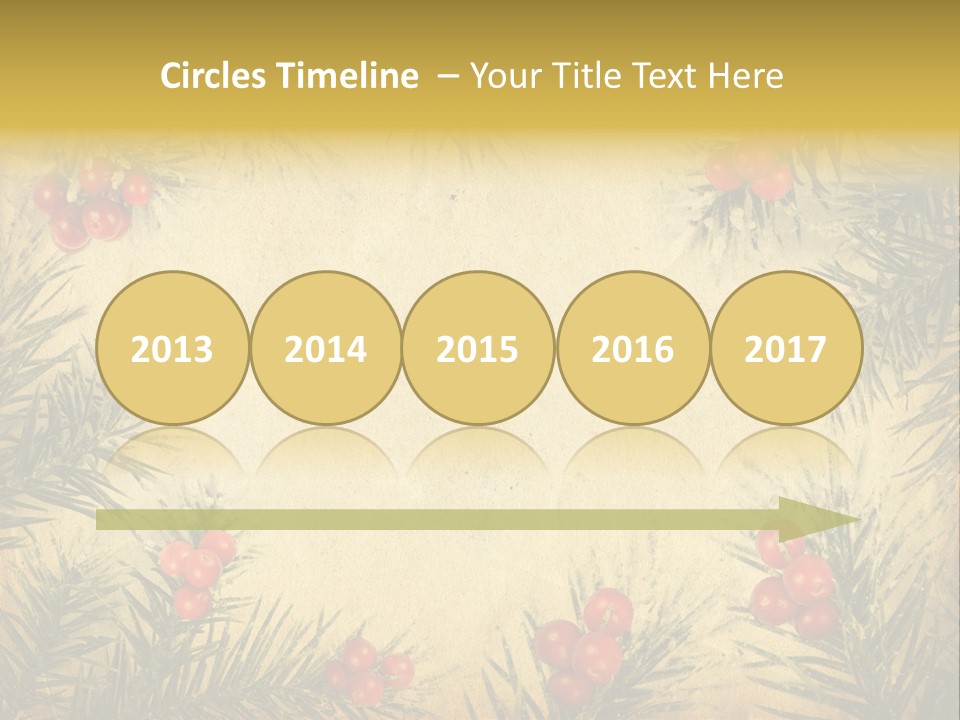 Old Christmas Card PowerPoint Template