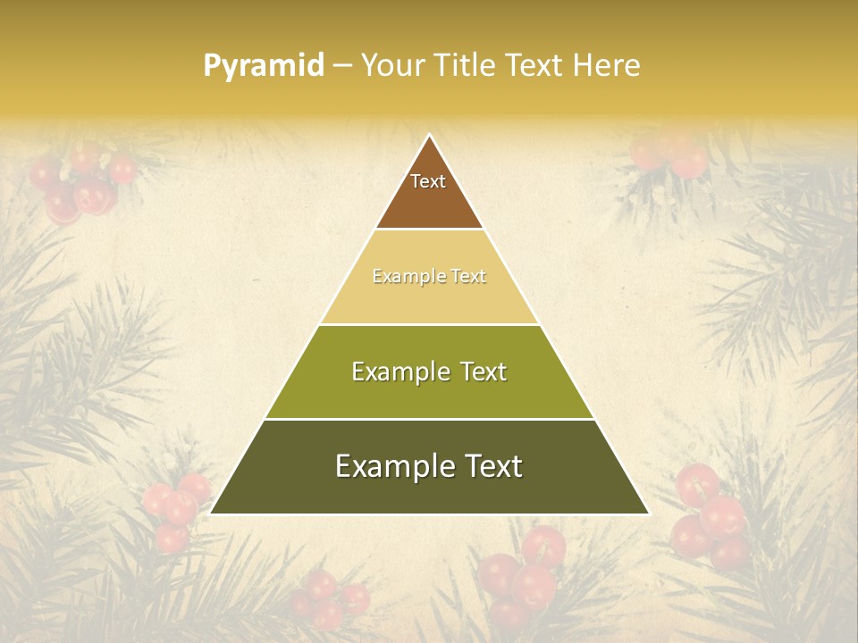 Old Christmas Card PowerPoint Template