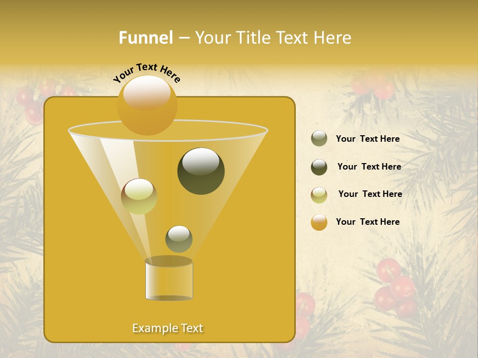 Old Christmas Card PowerPoint Template