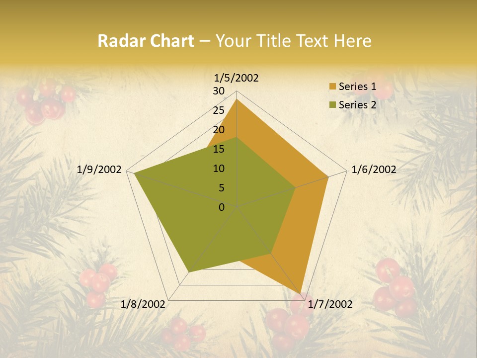 Old Christmas Card PowerPoint Template