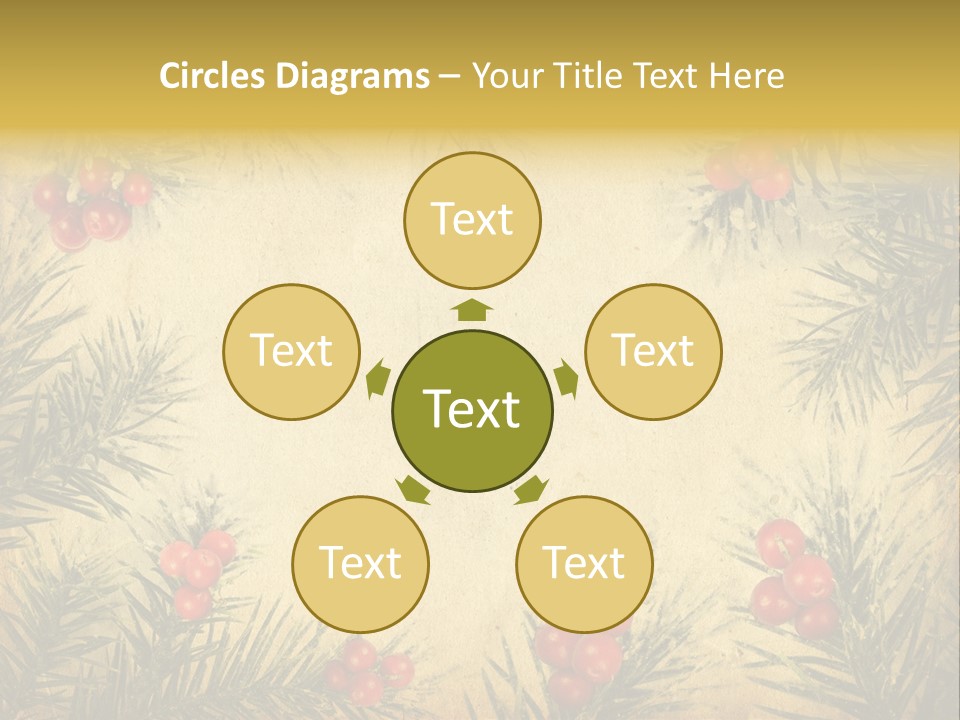 Old Christmas Card PowerPoint Template