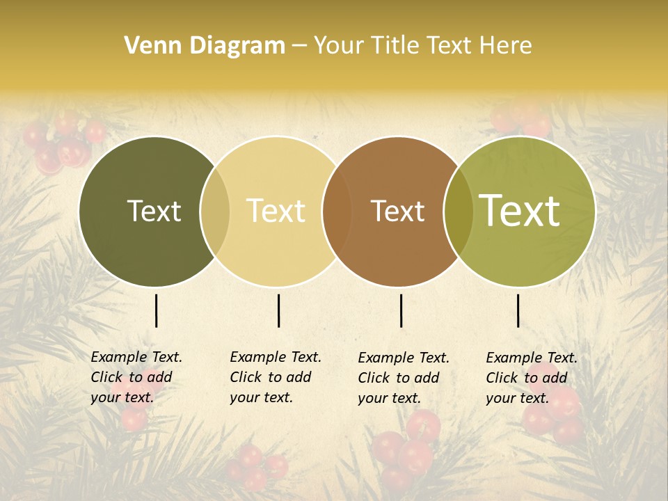 Old Christmas Card PowerPoint Template