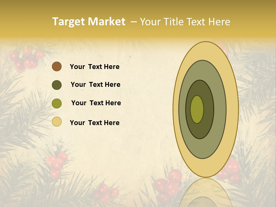 Old Christmas Card PowerPoint Template