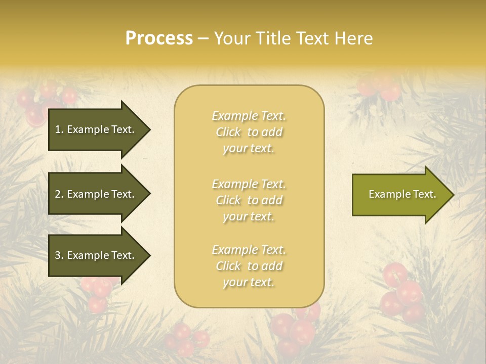Old Christmas Card PowerPoint Template