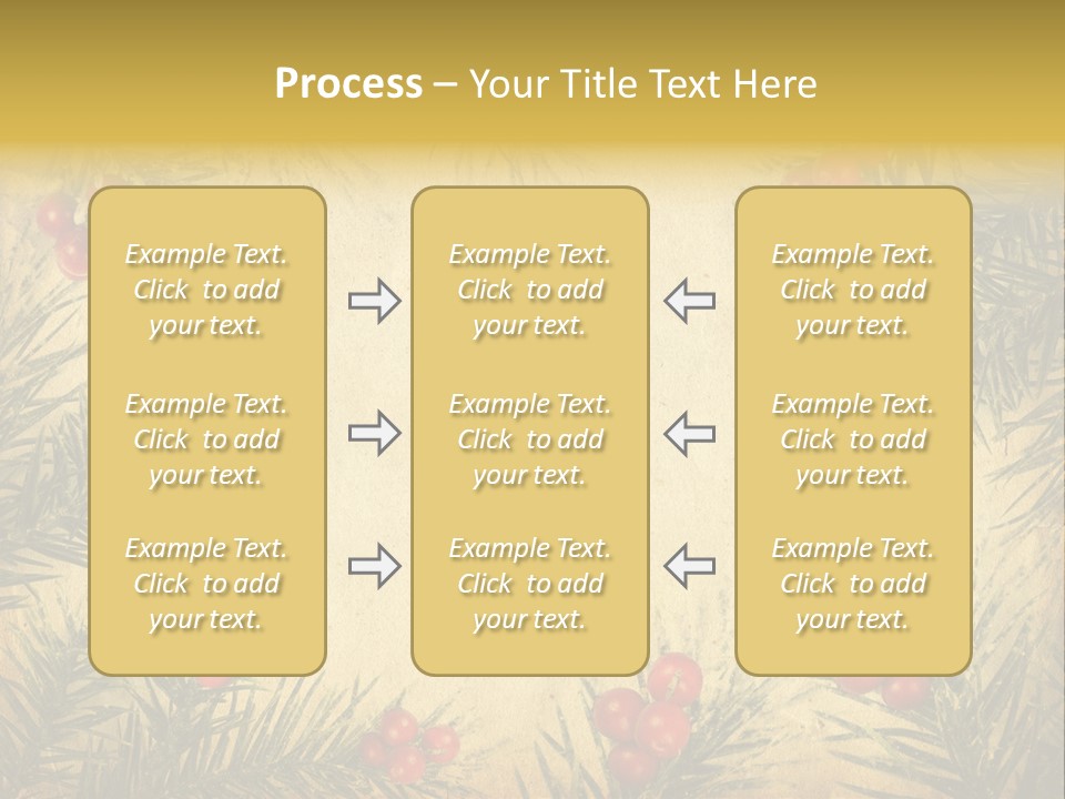 Old Christmas Card PowerPoint Template