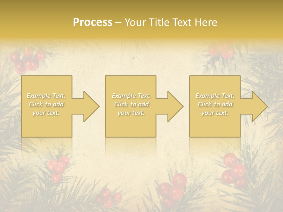 Old Christmas Card PowerPoint Template