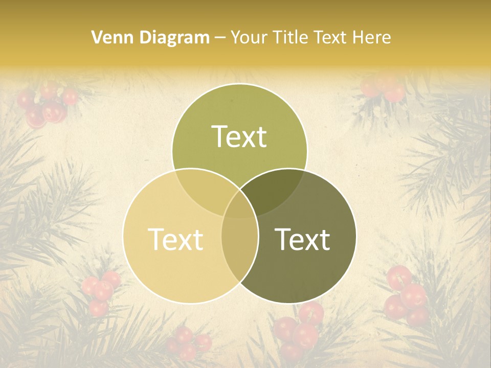 Old Christmas Card PowerPoint Template