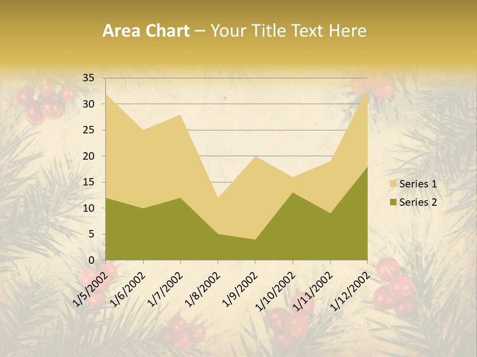 Old Christmas Card PowerPoint Template