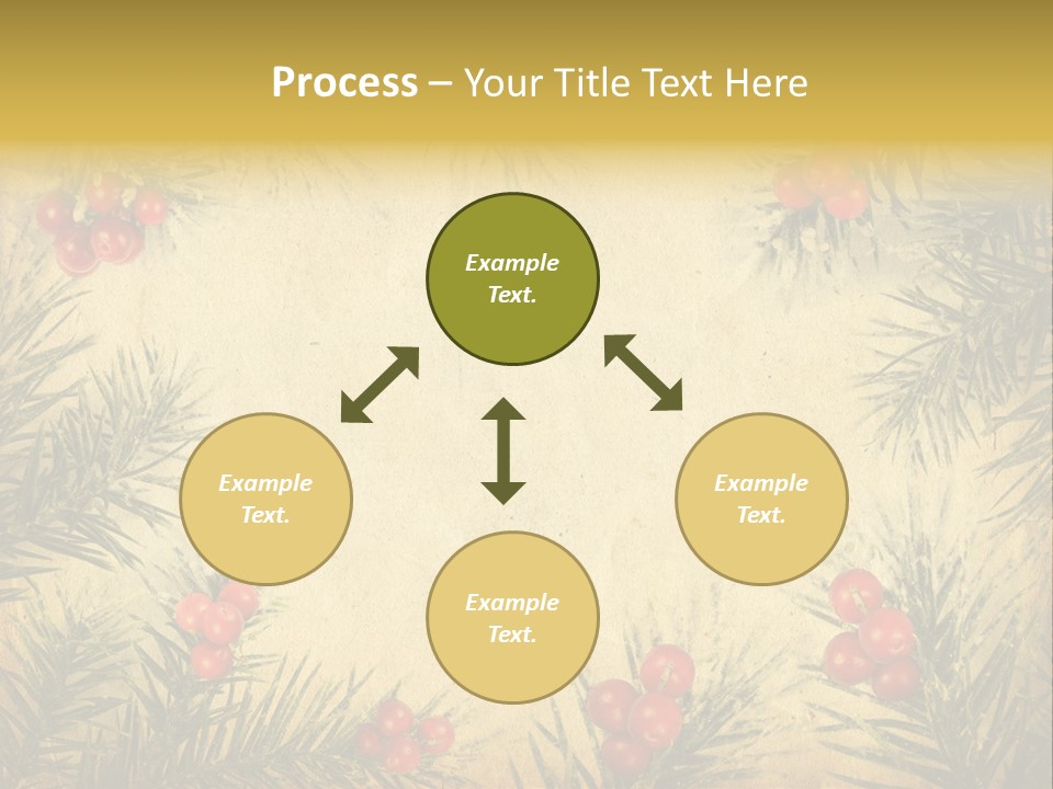 Old Christmas Card PowerPoint Template