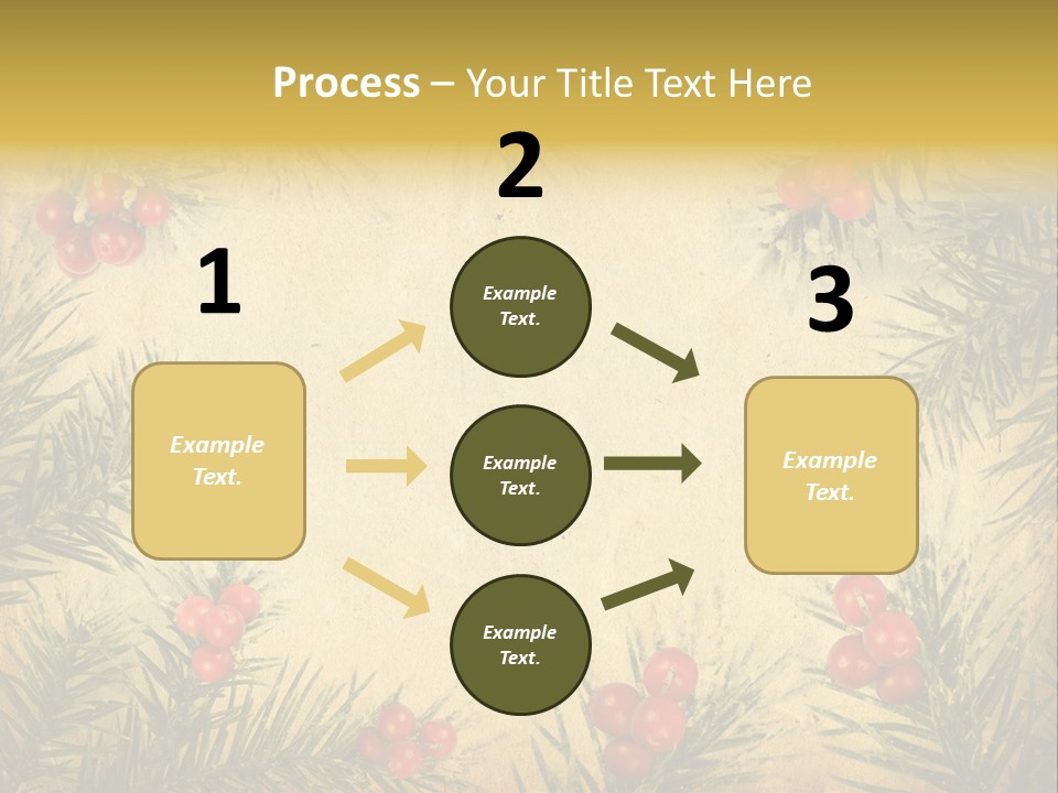 Old Christmas Card PowerPoint Template