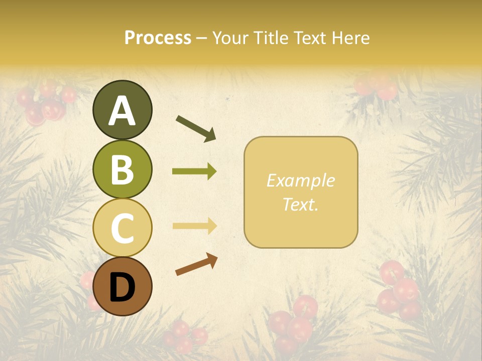 Old Christmas Card PowerPoint Template