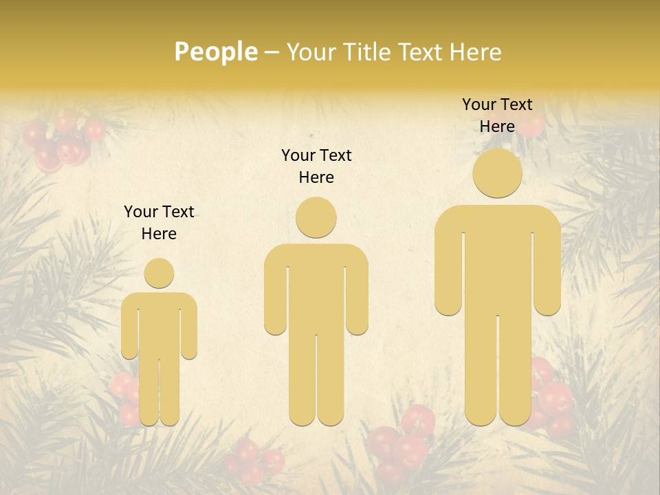 Old Christmas Card PowerPoint Template