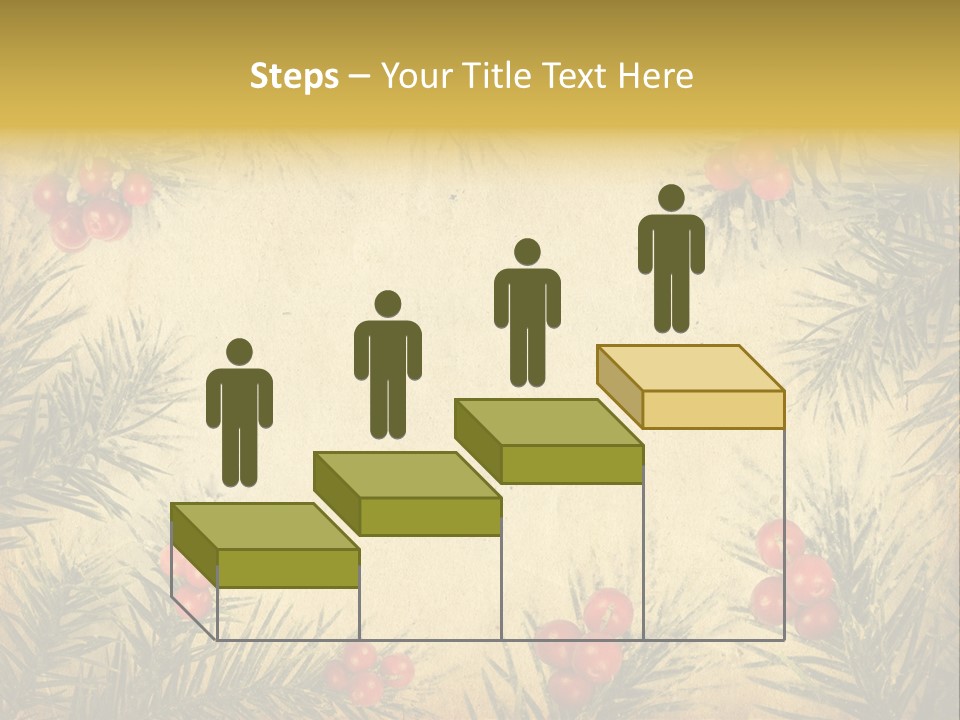 Old Christmas Card PowerPoint Template