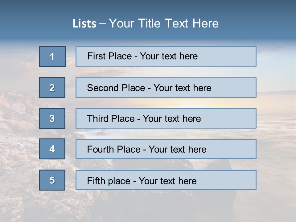 Beautiful Sea PowerPoint Template