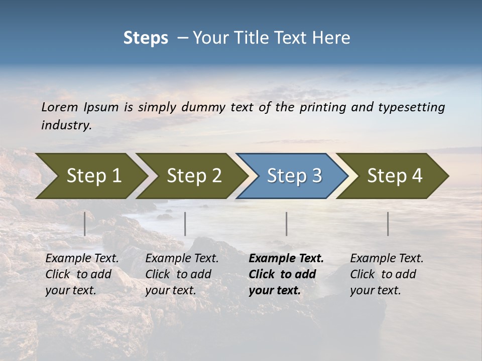 Beautiful Sea PowerPoint Template