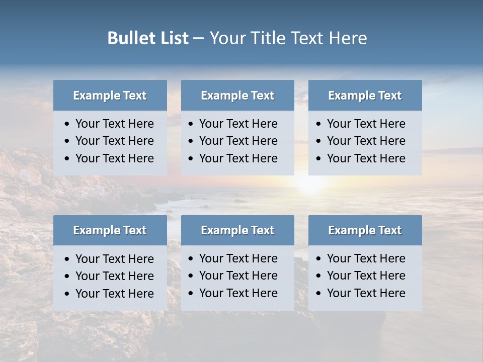 Beautiful Sea PowerPoint Template