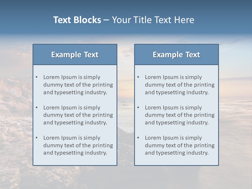 Beautiful Sea PowerPoint Template