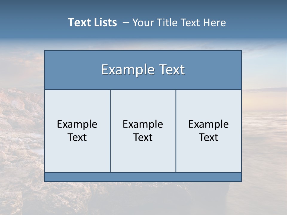 Beautiful Sea PowerPoint Template