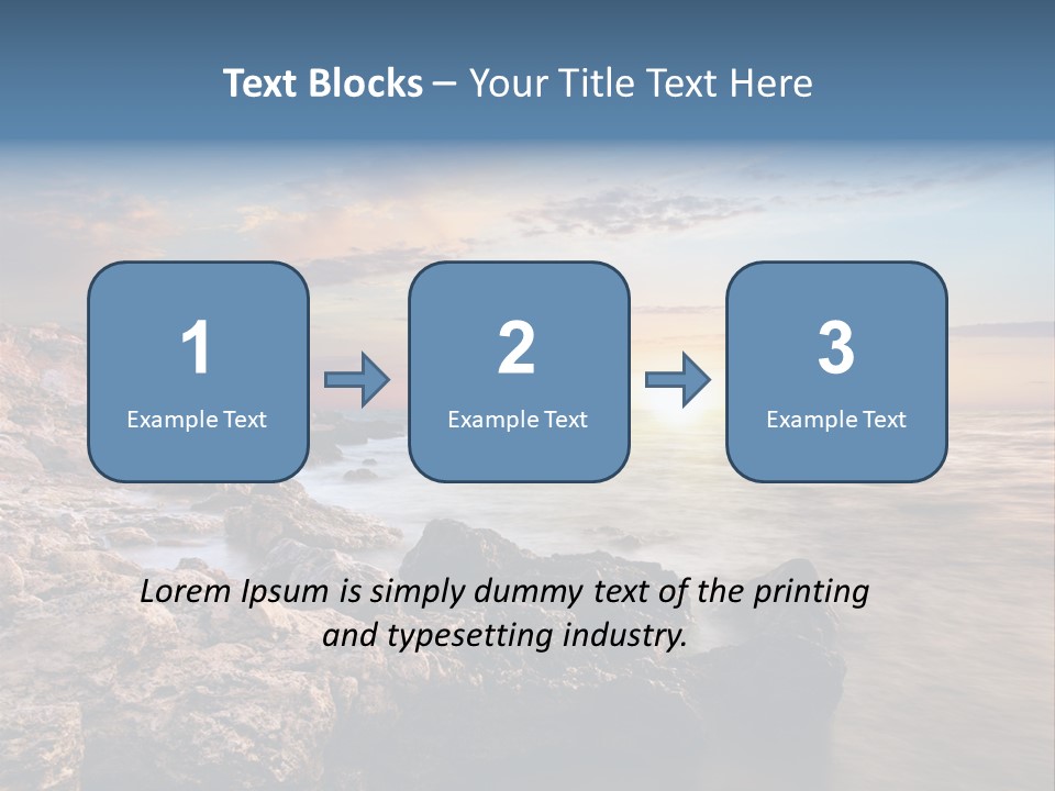 Beautiful Sea PowerPoint Template