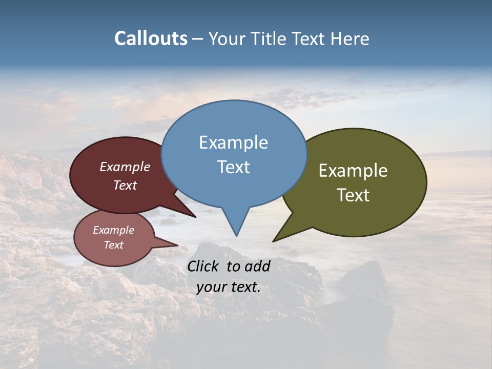 Beautiful Sea PowerPoint Template