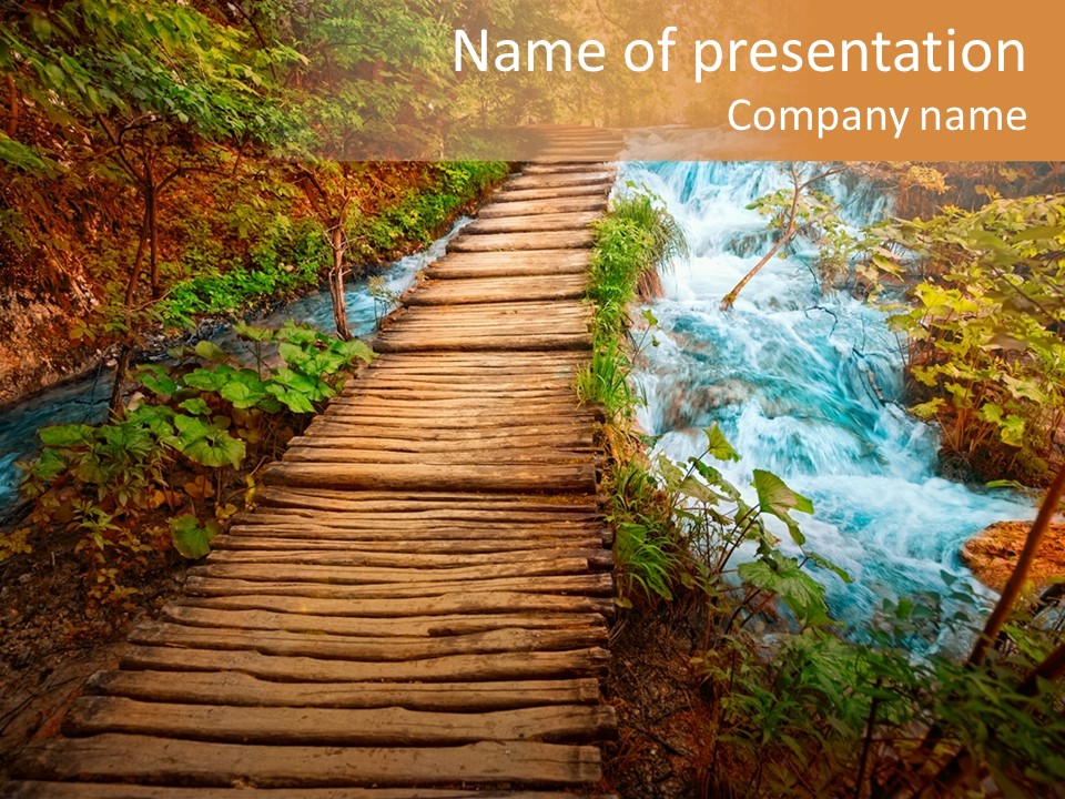 Waterfall Hd PowerPoint Template