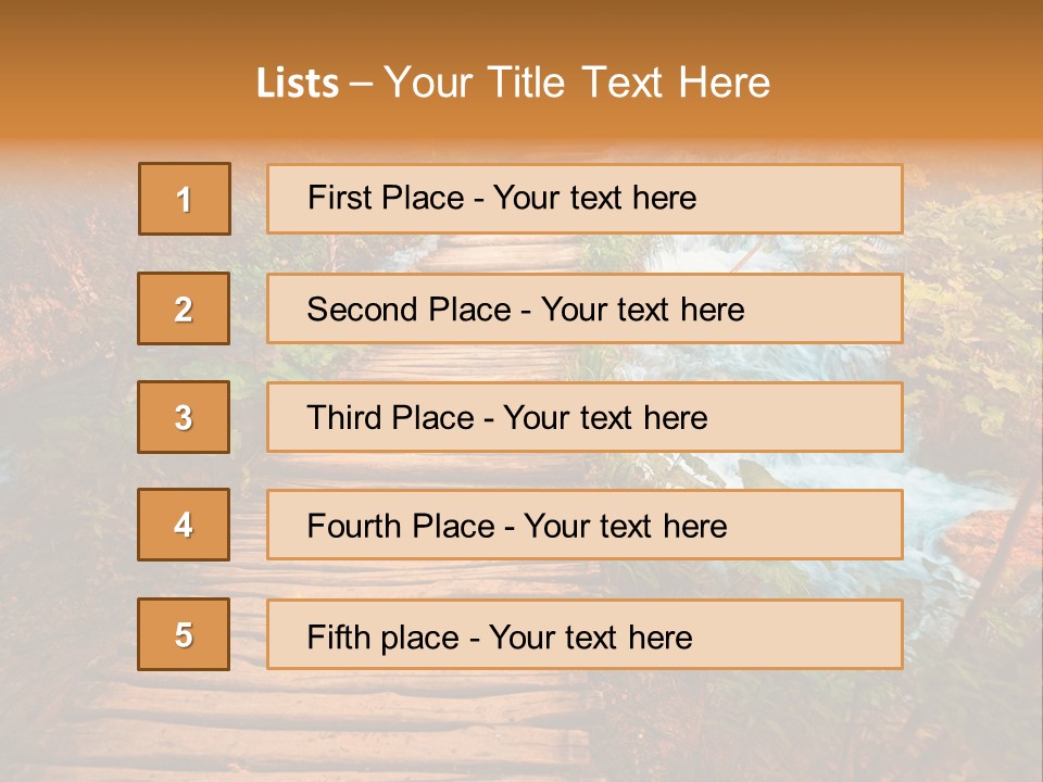 Waterfall Hd PowerPoint Template