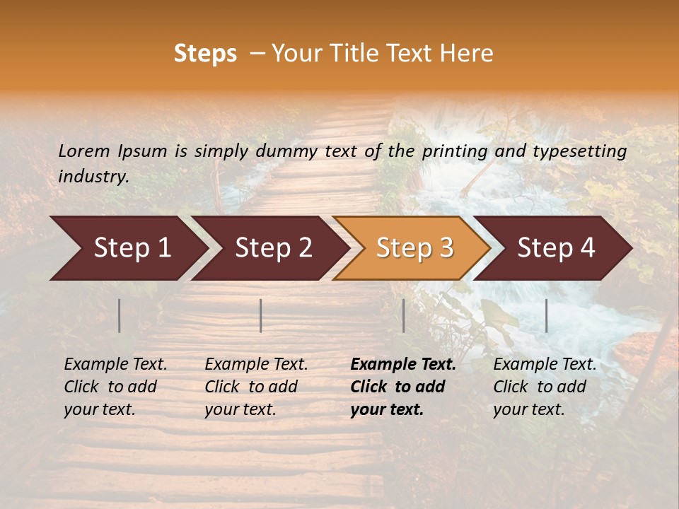 Waterfall Hd PowerPoint Template