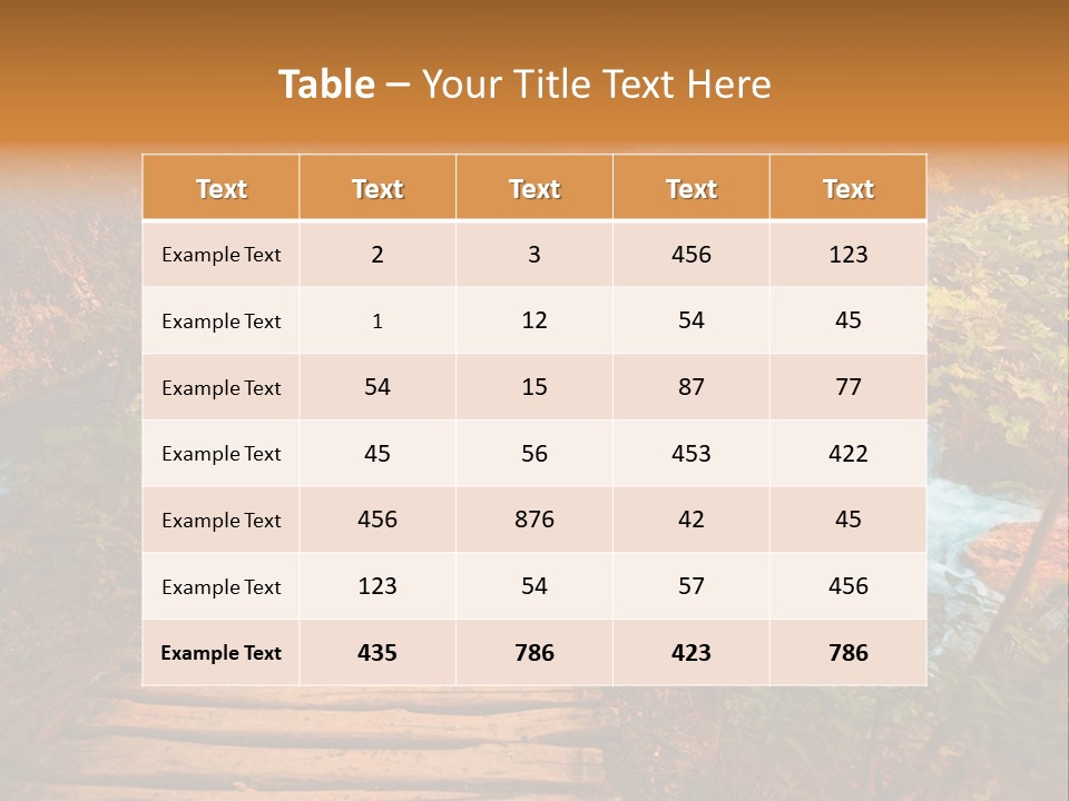 Waterfall Hd PowerPoint Template
