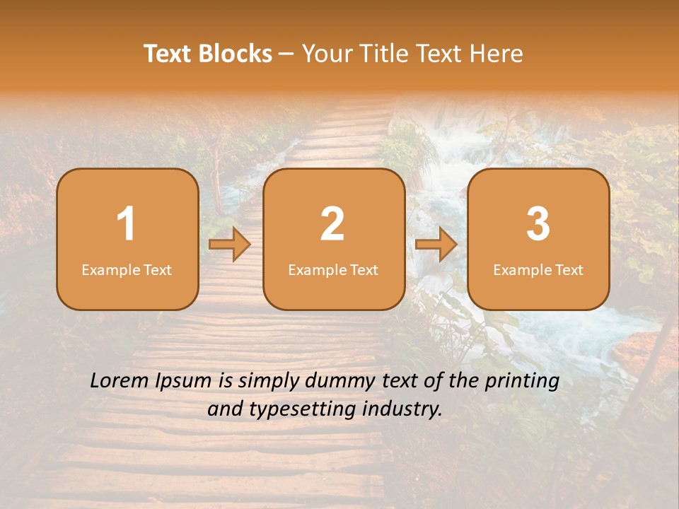 Waterfall Hd PowerPoint Template