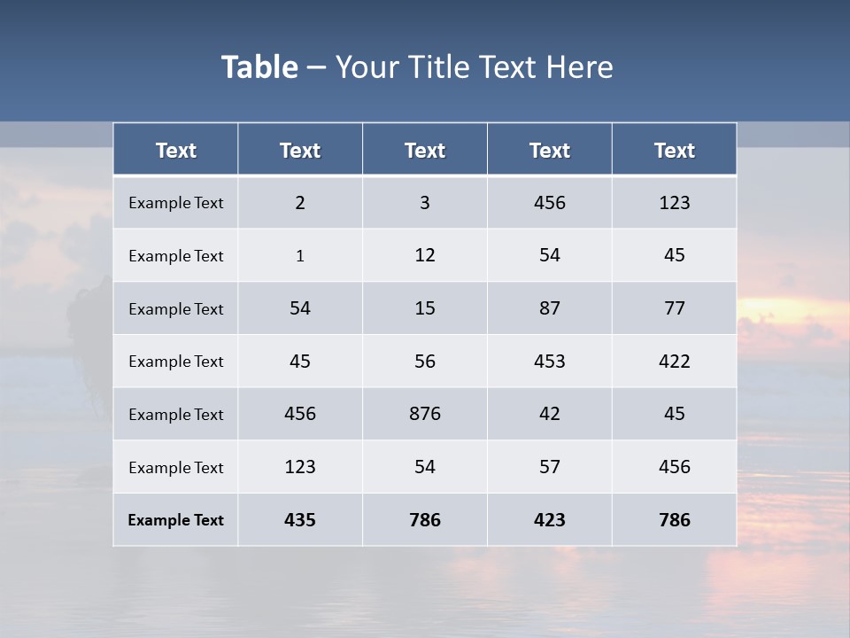 Woman In The Sunset PowerPoint Template