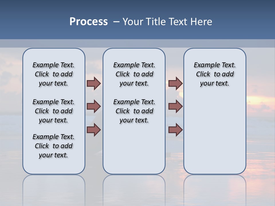 Woman In The Sunset PowerPoint Template