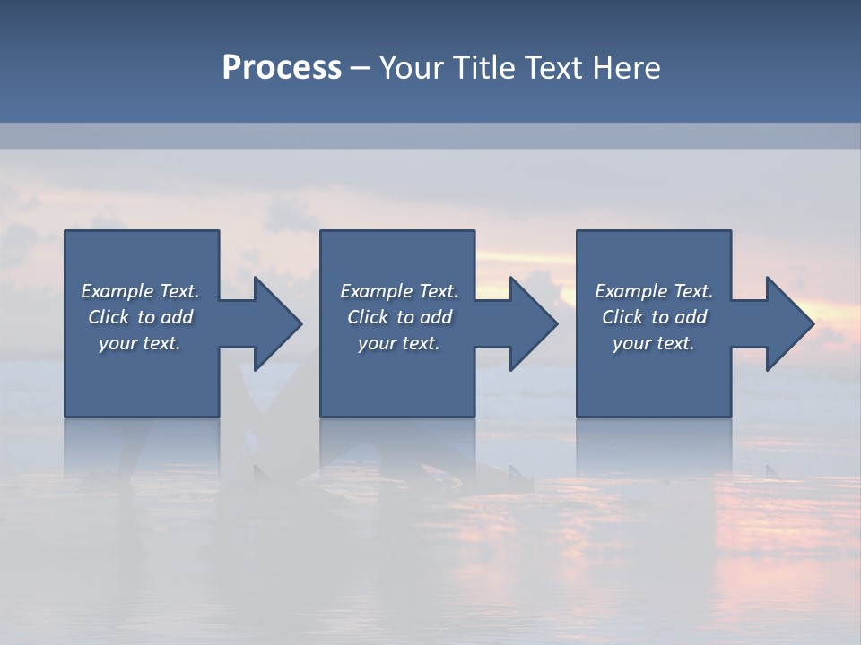 Woman In The Sunset PowerPoint Template