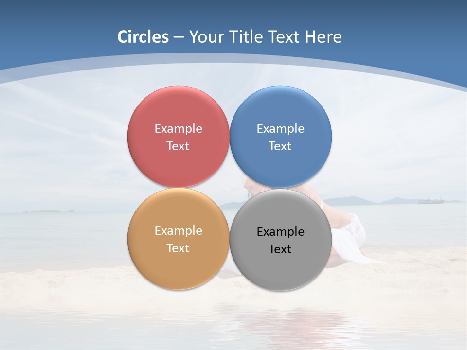 Cloud Blue Wi Fi PowerPoint Template