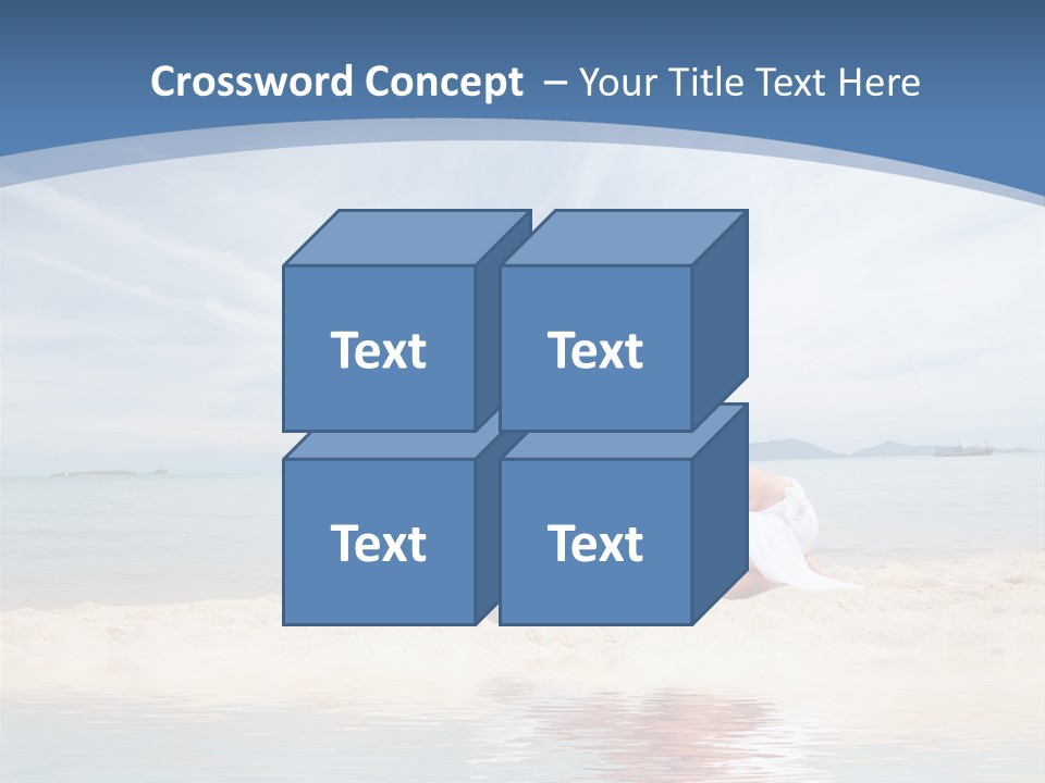 Cloud Blue Wi Fi PowerPoint Template