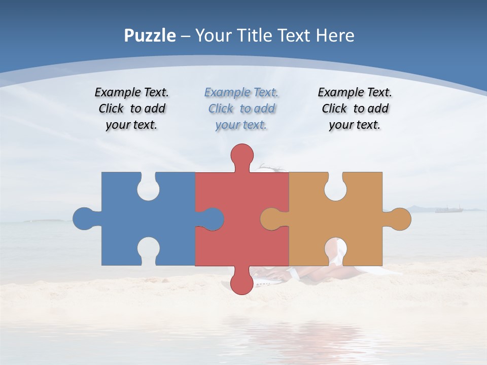 Cloud Blue Wi Fi PowerPoint Template