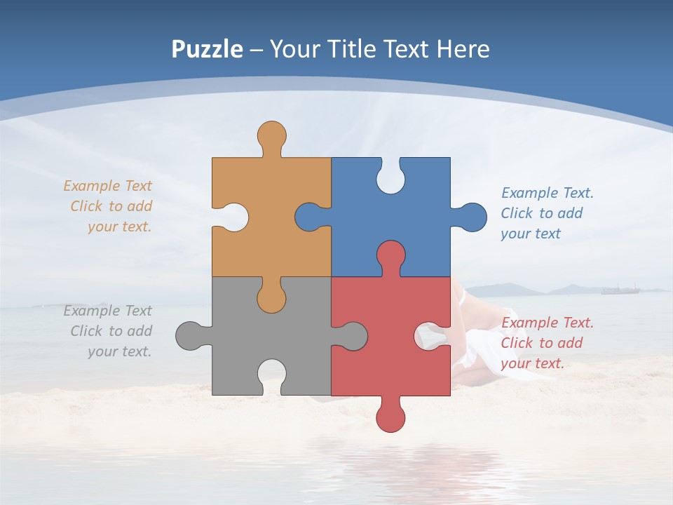 Cloud Blue Wi Fi PowerPoint Template