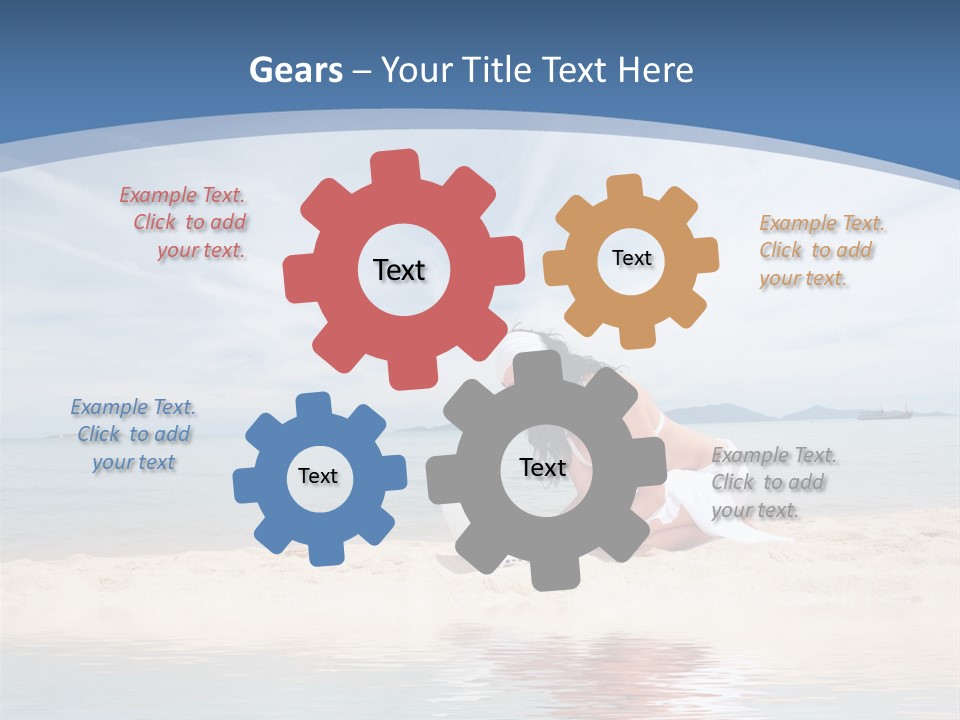 Cloud Blue Wi Fi PowerPoint Template