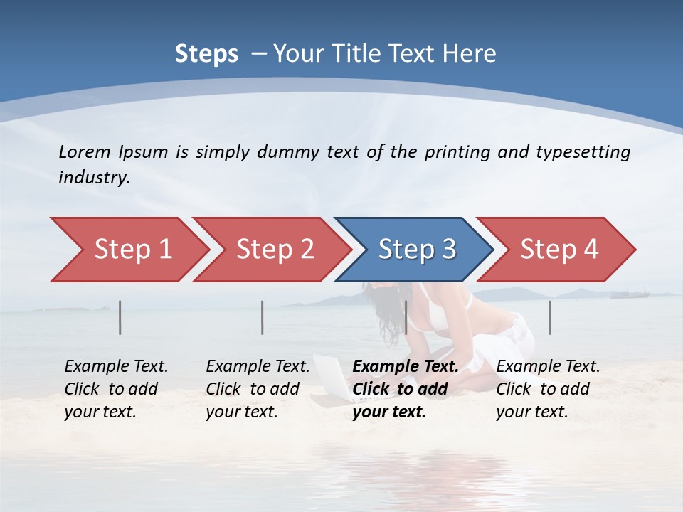 Cloud Blue Wi Fi PowerPoint Template
