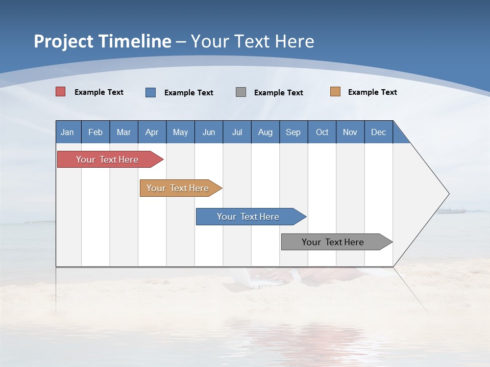 Cloud Blue Wi Fi PowerPoint Template